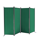 Replacement Cover Screen 4 Piece 165 x 220 cm Partition Wall Privacy Panel Green