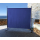 Paravent 180 x 178 cm Stoff Raumteiler Groß Stellwand Trennwand Balkon Sichtschutz Blau