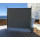Paravent 180 x 178 cm Stoff Raumteiler Groß Stellwand Trennwand Balkon Sichtschutz Grau