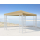 Ersatzdach für Blätter Pavillon 3x3m Pavillondach Sand Ersatzbezug