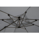Centilever Parasol Umbrella 3x3m Grey with Venting Roof
