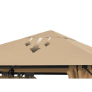 Replacement Roof for Garden Gazebo 3x3m (9,7ft - 9,7ft) Beige