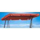 Replacement Roof Garden Swing Orange-Red UV 50 3 Seater Hollywood Swing Cover