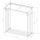 Metall Kaminholzregal Außen 143 x 70 x 145 cm, Pro - 40 mm Stahlprofil, Anthrazit, Wetterfest, Kapazität 1,4 m³ (2 SRM), M Garten Kaminholzunterstand Stapelhilfe