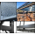 Metall Kaminholzregal Außen 143 x 70 x 145 cm, Pro - 40 mm Stahlprofil, Anthrazit, Wetterfest, Kapazität 1,4 m³ (2 SRM), M Garten Kaminholzunterstand Stapelhilfe