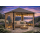 Metal Gazebo 3 x 3 m Brown-Grey