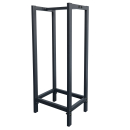 Metal firewood rack anthracite 33x25x90cm garden firewood shelter firewood storage stacking aid
