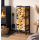 Metal firewood rack anthracite 33x25x90cm garden firewood shelter firewood storage stacking aid