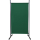 2 Piece Paravent 180 x 78 cm Fabric Room Devider Garden Partition Wall Balcony Privacy Screen Green