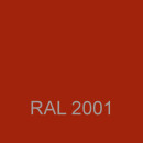 4 Seitenteile für Pavillon Nizza 3x3m Seitenwand Terra / Rotorange RAL 2001