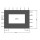 2 Seitenteile 250x190cm 350x190cm für Pavillon Nizza 3x4m Seitenwand Grau