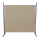 2 Piece Paravent 180 x 178 cm Fabric Room Devider Garden Partition Wall Balcony Privacy Screen Beige