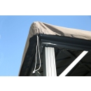 Schutzhülle Wasserdicht 3x3m für Stoff und Hardtop Pavillon Ersatzdach Abdeckung