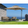 Cantilever parasol Premium Mallorca 3x3m UV 50 Terrace Paraso in colour sand with protective cover