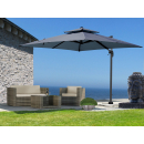 Cantilever parasol Premium Mallorca 3x3m UV 50 Terrace...