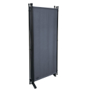 Paravent 6 Teilig 340x165cm Grau - Garten & Balkon Sichtschutz Stellwand Innen & Außen - Raumteiler Trennwand Faltbar Blickdicht & Wetterfest
