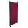Paravent 340 x 165 cm Fabric Room Devider Garden 6-Part Patrition Wall Foldable Balcony Privacy Screen Ruby Red