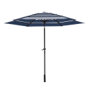 Parasol Air Vent 300cm Grey with protective cover