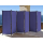 Paravent 6 Teilig 340x165cm Stoff Raumteiler Trennwand Balkon Sichtschutz Stellwand Faltbar Blau