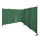 Paravent 340 x 165 cm Fabric Room Devider Garden 6-Part Patrition Wall Foldable Balcony Privacy Screen Green