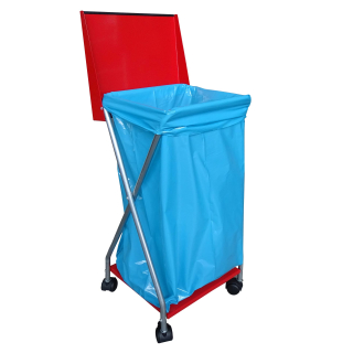 Trash Bag Stand With Rollers 120 Liter Stand Trash Bag Holder Trash Bag Holder Waste Container