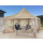 SET Ersatzdach 4x4m und 2 Seitenwände 400x193cm für Lounge Pavillon Sahara Sand