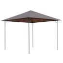 Replacement Roof for Garden Gazebo 3x3m 250g/m³ Brown-Gray