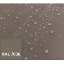 Ersatzdach 250g Garten Pavillon 3x3m Taupe / Beigegrau RAL 7006 Antik Pavillondach Ersatzbezug