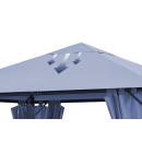 Replacement Roof for Garden Gazebo 3x4m 250g/m³ Gray