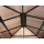 Metall Hardtop Pavillon 3x3,6m inkl.  4 Seitenteilen und Anti Dust Filterband Doppelstegplatten Polycarbonat Garten Dach Partyzelt Pergola