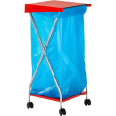 Garbage bag stand with 4 wheels and 25 garbage bags 120 liters stand garbage bag holder garbage bag holder waste garbage can