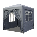 Pop-Up Gazebo 2 x 2 m Beige with footweights and 4 Easy...
