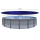 Winter Swimming Pool Cover Round 200g/m&sup2; for Poolsize 420 - 460 cm Tarpaulin dimension &oslash; 520 cm Blue