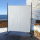 Paravent 150 x 190 cm Fabric Room Devider Garden Partition Wall Balcony Privacy Screen White
