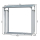 Aluminium Kaminholzregal Außen 143 x 70 x 145 cm Mit Wetterschutz Transparent, Pro - 40 mm Aluprofil, Grau, Wetterfest, Kapazität 1,4 m³ (2 SRM), M Garten Kaminholzunterstand Stapelhilfe