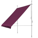 Replacement Canopy for Clamp Awning 200x130cm Bordeaux Balcony Sun Awning Replacement Cover