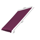 Replacement Canopy for Clamp Awning 250x130cm Bordeaux...