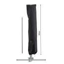 Umbrella cover 240x55cm Black for hanging umbrella with assembly rod for parasols up to 350x350cm