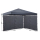 Set Replacement Roof and 2 Side Panels with Zip for Garden Gazebo 3x3m Grey
