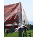 Pavillon Schutzhaube 3x3m für Doppeldach Wasserdicht Transparent