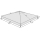 Gazebo Protective Cover 3 x 3 m Waterproof Transparent Double Roof Weather Protection