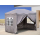 Faltpavillon 2 x 3 m Smoky Grau, 4 Easy-Klett Seitenwände (2 Reißverschlüsse, 2 Fenster), Pop Up Pavillon Faltbar, mit Tragetasche