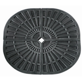 4 Parasol base plates each 14kg for parasol balcony parasol terrace stand awnings