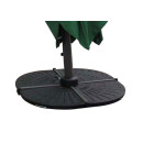 4 Parasol base plates each 14kg for parasol balcony parasol terrace stand awnings