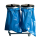 Doppel Müllsackständer verzinkt mit 4 Rollen 120 Liter Ständer Müllbeutelhalter Müllsackhalter Abfallbehälter Gelber-Sack