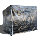 Schutzhülle für Hollywoodschaukel Triumph 3 Sitzer 219x121x182cm PVC transparent