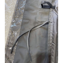 2 Seitenteile aus Polyester mit Fenster 300/400x195cm für Pavillon 3x4m Seitenwand Anthrazit RAL 7012 wasserdicht