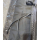 2 Seitenteile aus Polyester mit Fenster 300/400x195cm für Pavillon 3x4m Seitenwand Anthrazit RAL 7012 wasserdicht