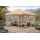 2 Seitenteile aus Polyester mit Fenster 300/400x195cm für Pavillon 3x4m Seitenwand Beige RAL 1001 wasserdicht