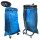 Müllsackständer verzinkt mit 4 Rollen 120 Liter Ständer Müllbeutelhalter Müllsackhalter Abfallbehälter Gelber-Sack